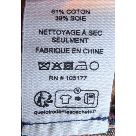 Ulla Johnson Heleen Puff Sleeve Silk Cotton Plaid Asymmetric Midi Dress Size 2 - Picture 12 of 13